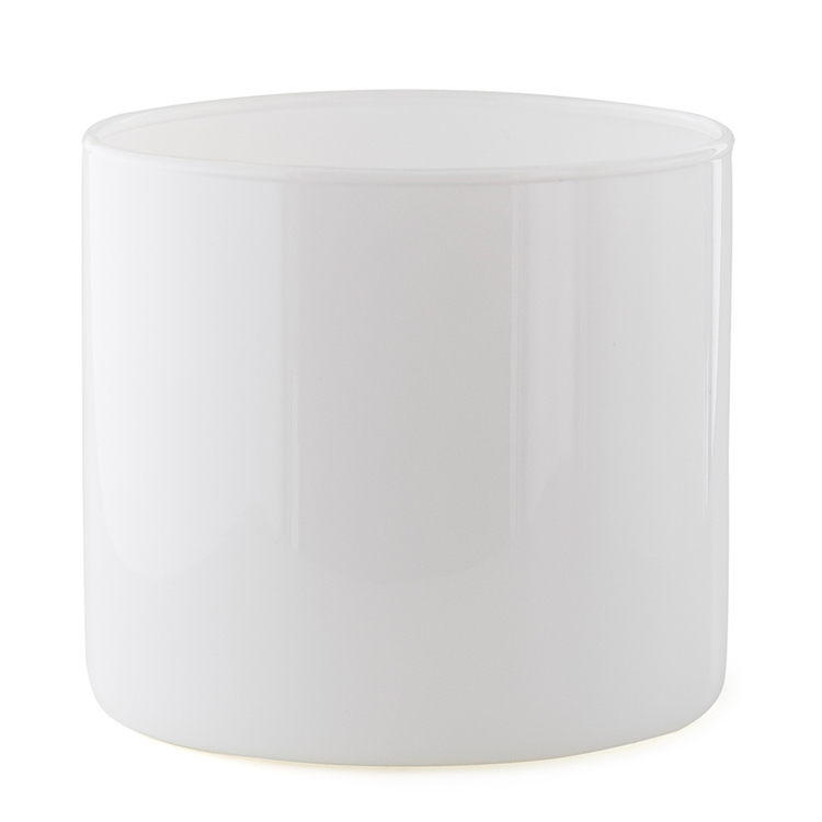 White 3-Wick Tumbler Jar