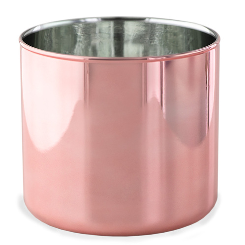 Rose Gold 3-Wick Tumbler Jar
