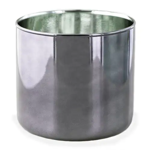 Smoked Silver 3-Wick Tumbler Jar