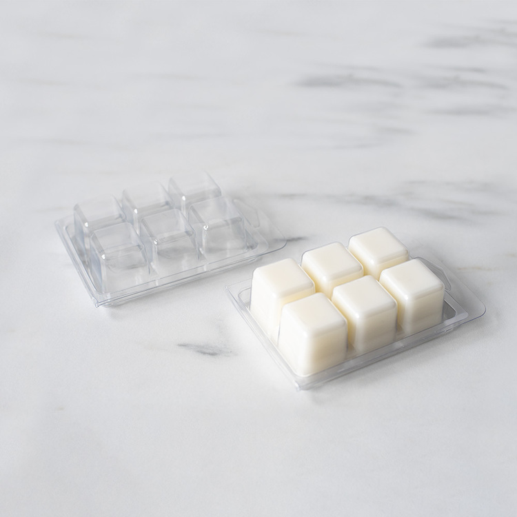 Standard 6 pc. Clamshell Mold with wax melts out of mold