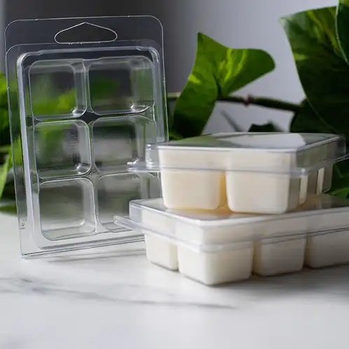 Standard 6 pc. Clamshell Mold with wax melt display