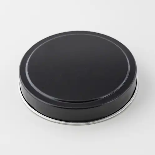6 oz Black Candle Tin Lid