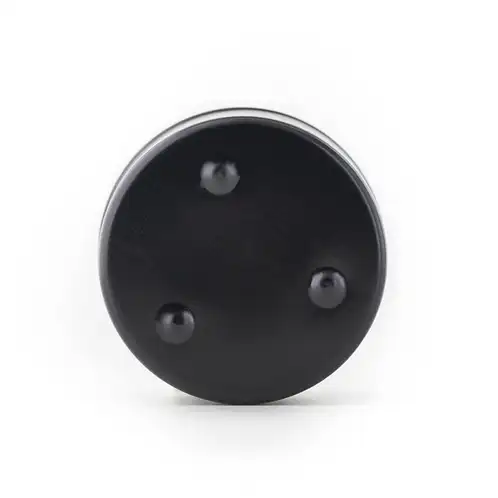 2 oz Black Candle Tin Lid Bottom