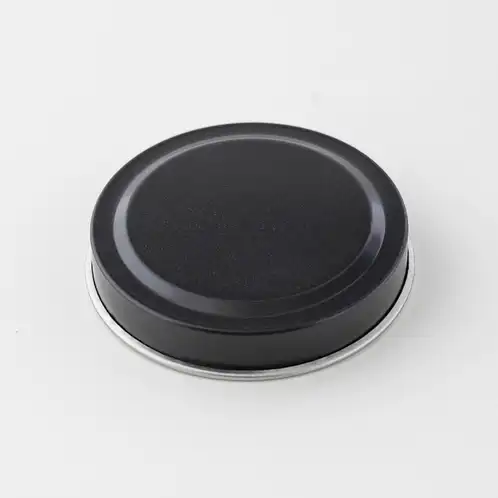 2 oz Black Candle Tin Lid