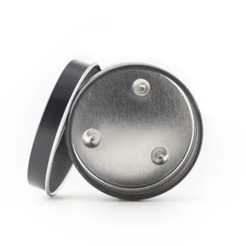 2 oz Black Candle Tin Interior Shot 