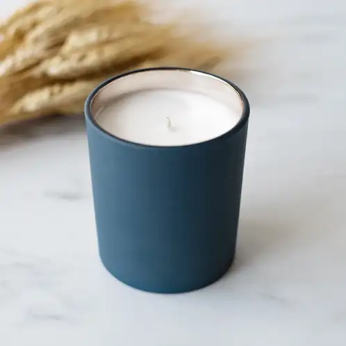 Cornflower Matte Tumbler with grass