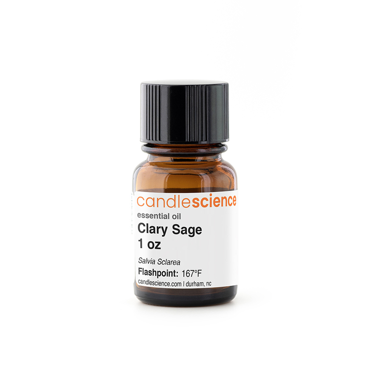 Clary Sage Essential Oil 1 oz Bottle