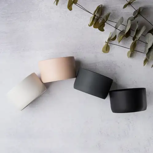 Group photo Nordic 3-Wick Ceramic Jars