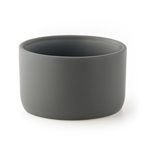Charcoal Nordic 3-Wick Ceramic Jar