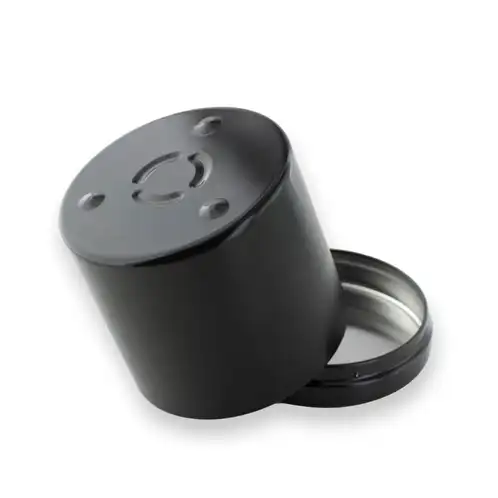 Large Black Infinity Tin Bottom