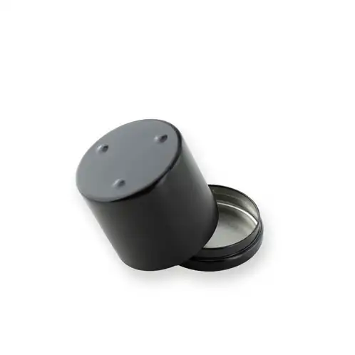 Mini Black Infinity Tin Bottom View