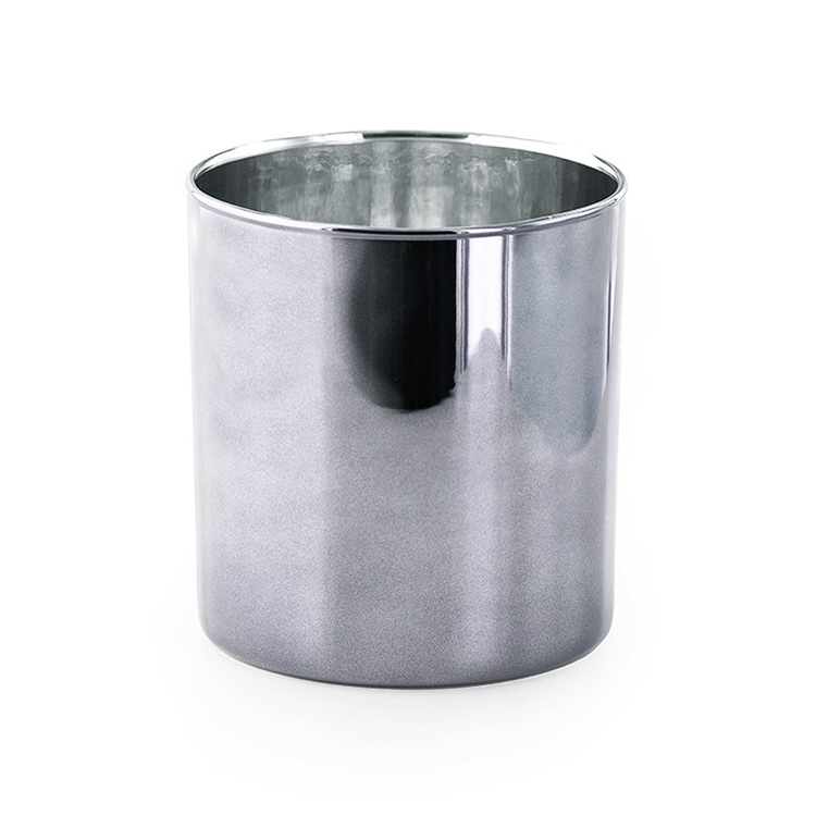 Smoked Silver Tumbler Jar