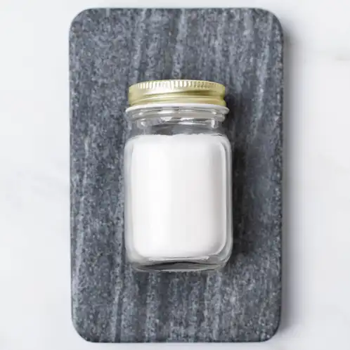 Mini Mason Glass Jar with #38 Gold Threaded Lid
