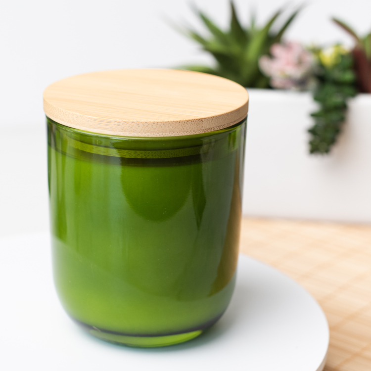 Green Sonoma Tumbler Jar with Bamboo Lid