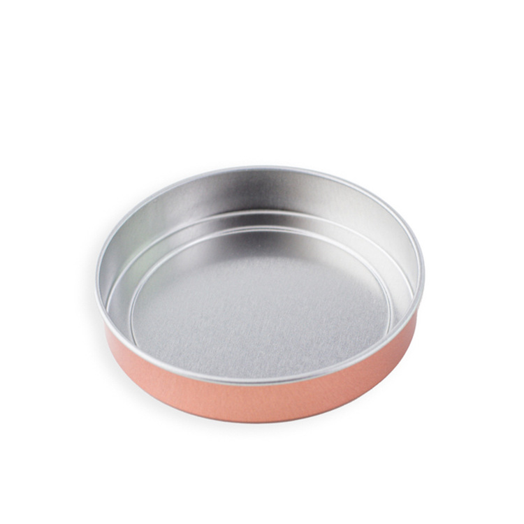 2 oz Rose Gold Candle Tin Lid Bottom