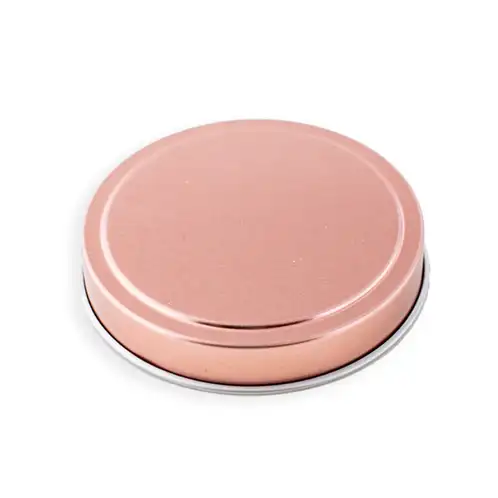6 oz Rose Gold Candle Tin Lid