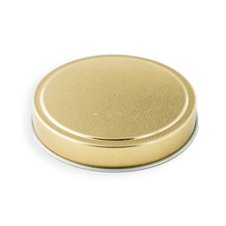 6 oz Gold Candle Tin Lid