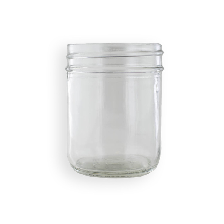 CandleScience 8 oz. Mason Candle Jar (Label Ready) 12 PC Case