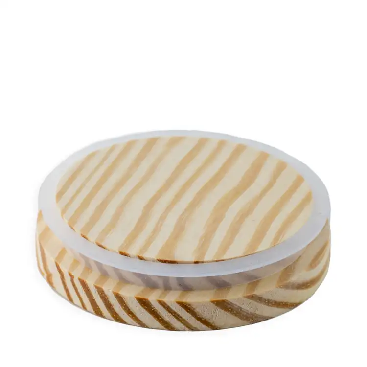 Natural Pine Wooden Lid bottom with gasket