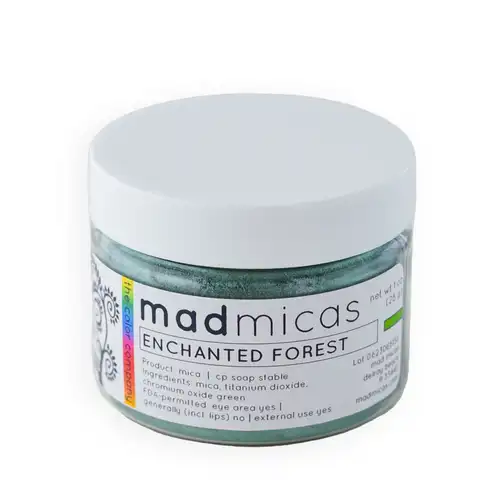 Enchanted Forest Green 1 oz Mica Jar