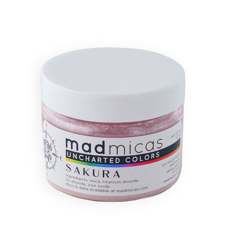 Sakura Pink Mica 1 oz Mica Jar