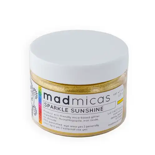 Sparkle Sunshine Gold 1 oz Mica Jar