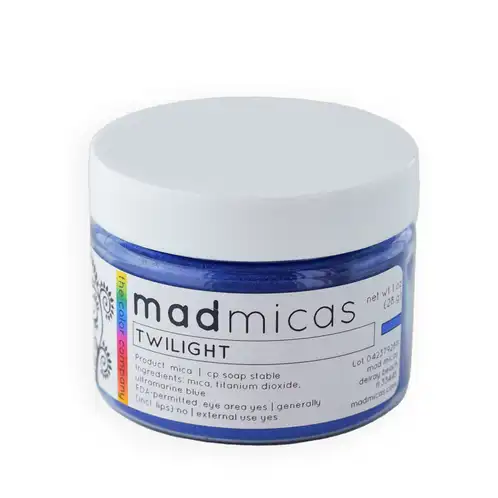 Twilight Blue Mica 1 oz Mica Jar