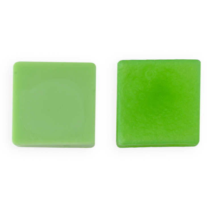 The Maniacal Pea Green Mica Melt and Pour Soap Samples