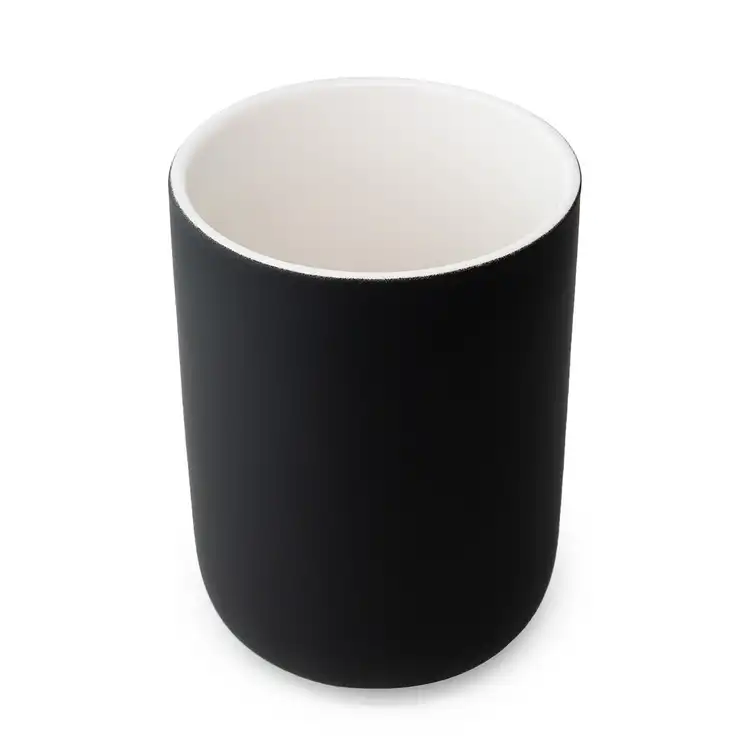 Black Dream Ceramic Tumbler Jar Top View