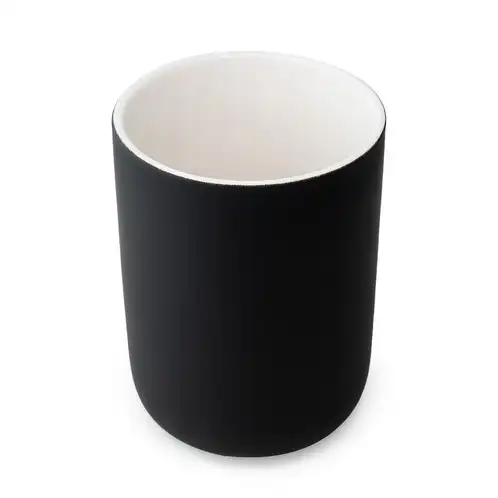 Black Dream Ceramic Tumbler Jar Top View
