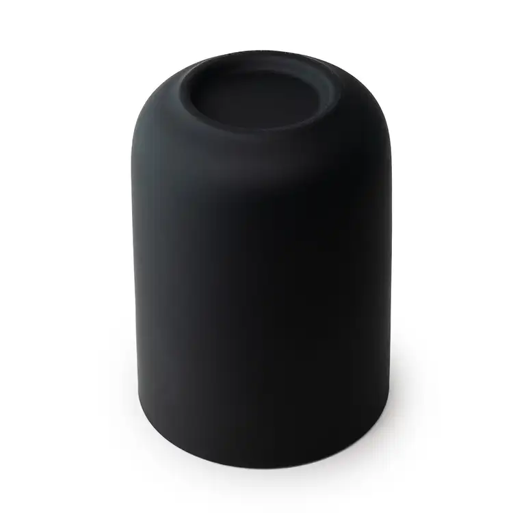 Black Dream Ceramic Tumbler Jar Bottom View