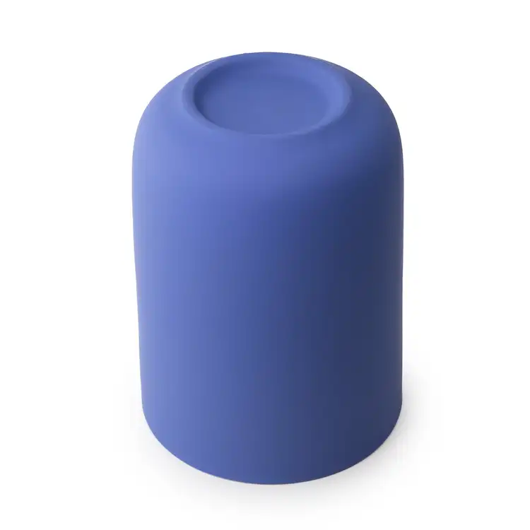 Blue Iris Dream Ceramic Tumbler Jar Bottom View