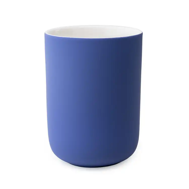 Blue Iris Dream Ceramic Tumbler Jar