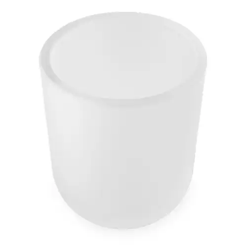 Frosted Sonoma Tumbler Jar on white background top view