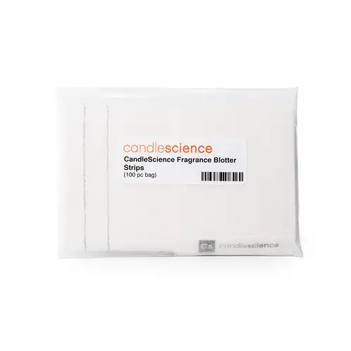 CandleScience Fragrance Blotter Strip in packaging