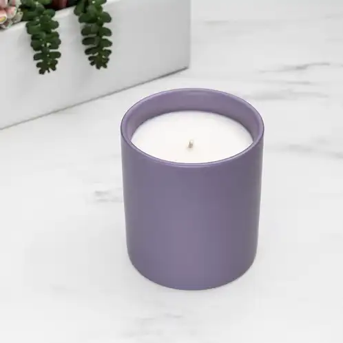 Amethyst Modern Ceramic Tumbler Candle