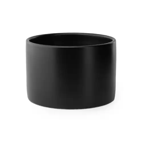 New mini black modern ceramic candle jar 