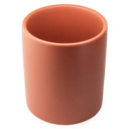 Burnt Sienna Modern Tumbler Angled Top Down