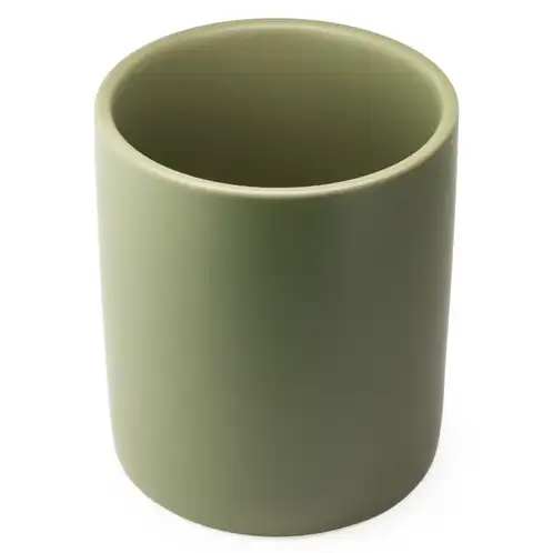 Sage Modern Ceramic Tumbler Angled Top Down View