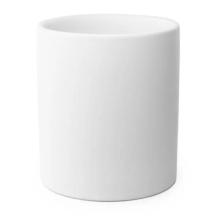 White Modern Ceramic Tumbler