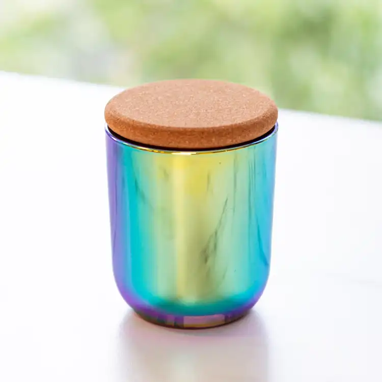 Chameleon Prism Sonoma Tumbler Jar with Rounded Cork Lid