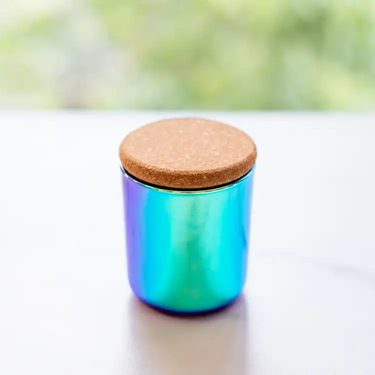 Mini Chameleon Prism Sonoma Tumbler Jar with Mini Rounded Cork Lid