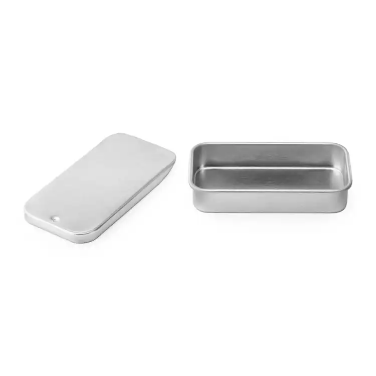 0.25 oz. Small Slide Top Tin with lid removed