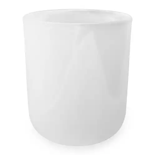 Frosted White Swirl Sonoma Tumbler side view with a white background