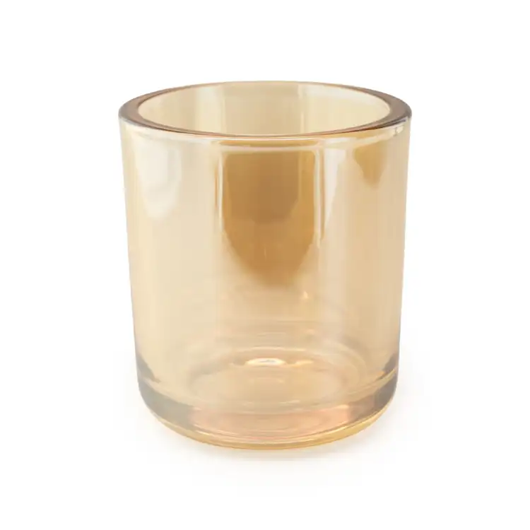 Mini Champagne Luster Sonoma Tumbler Jar Side View