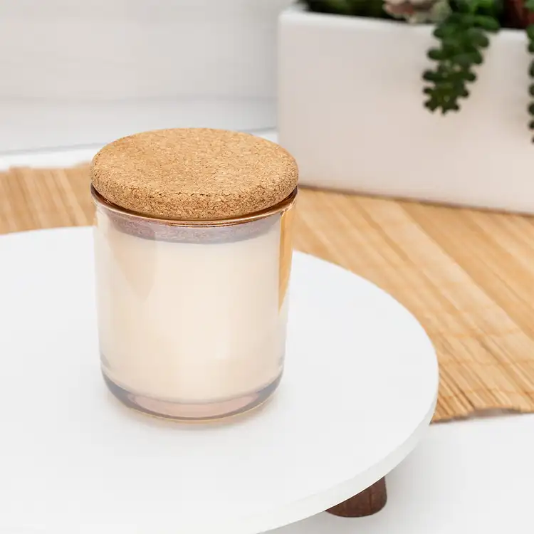 Mini Champagne LusterSonoma Tumbler Jar with Rounded Cork Lid