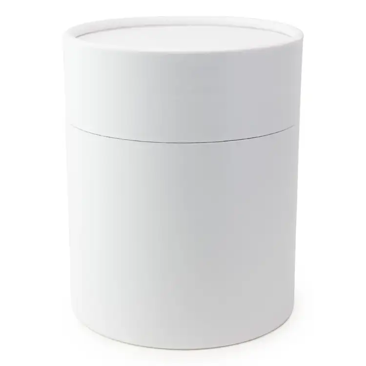 5" White Paper Candle Tube
