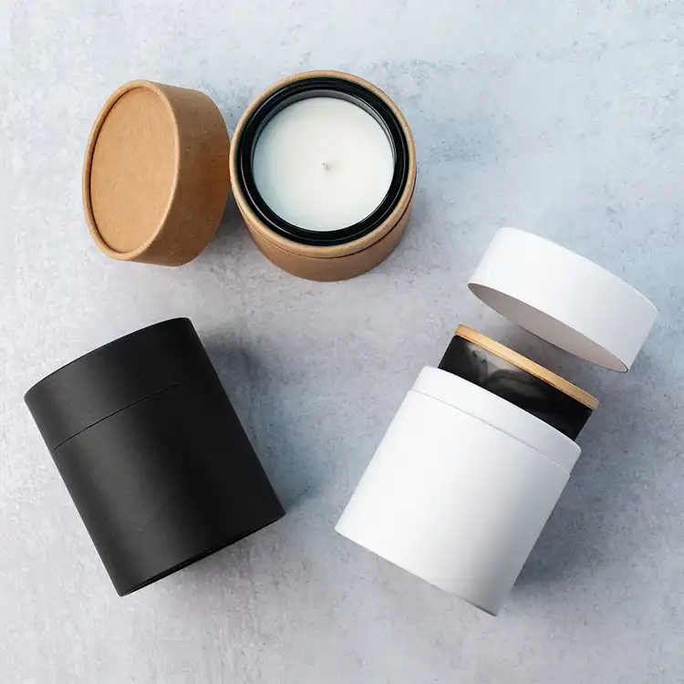 5" Paper Candle Tubes with Sonoma Tumbler Jars