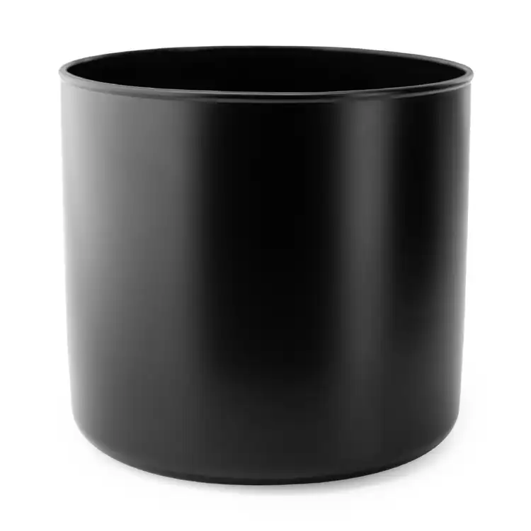 Matte Black 3-Wick Tumbler Jar