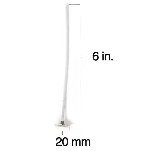 LX 8 6" Wick Size - 6 inch by 20 mm